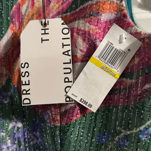 Dress the Population Green Floral Maxi Dress - threedaughtersproperties.com